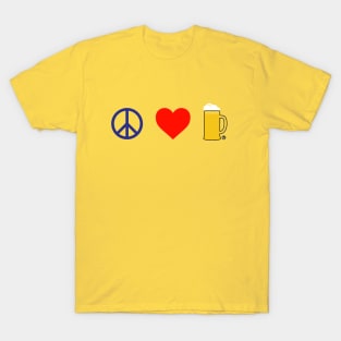 Peace Love Beer T-Shirt